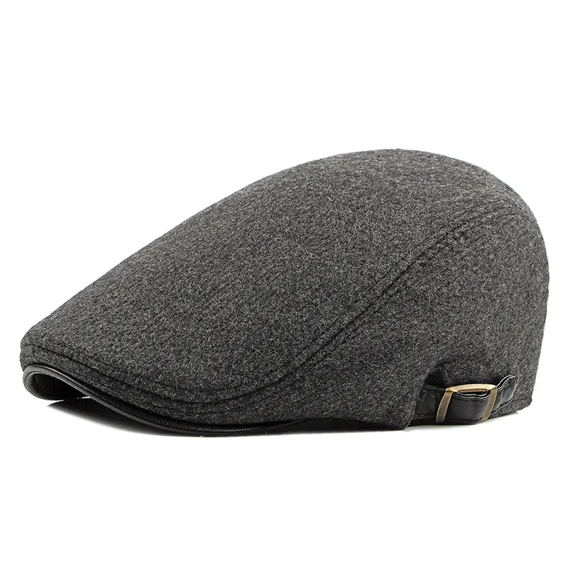 

New Men Women Beret Caps Retro Vintage stripe Flat Ivy Newsboy Caps Men Autumn Winter Caps for Men Male Winter Wool Berets