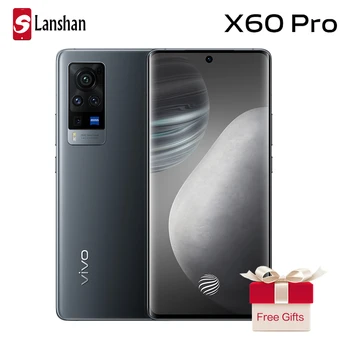 Перейти на Алиэкспресс и купить Оригинальные новые vivo X60 Pro Двойной 5G мобильного телефона NFC Samsung Exynos 1080 6,56 ''3D гибкий AMOLED 120 Гц перепрошить скорость мобильного телефона
