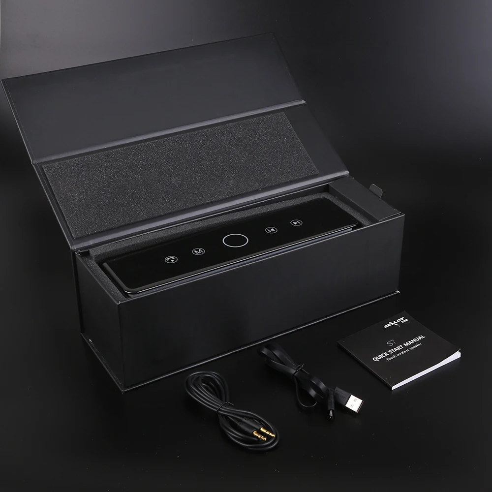 ZEALOT S7 мощный портативный Bluetooth динамик сабвуфер Hi-Fi Домашний кинотеатр звуковая аудиосистема Беспроводная поддержка колонок tf карта