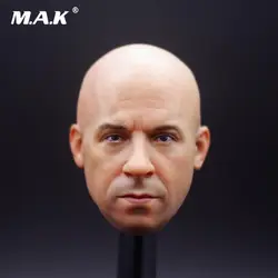 1/6 шкала Мужская фигурка аксессуар Мужская голова Sculpt драйвер Macho Mr. Vin дизельная голова жажда лысый модель для 12 "сильная фигурка