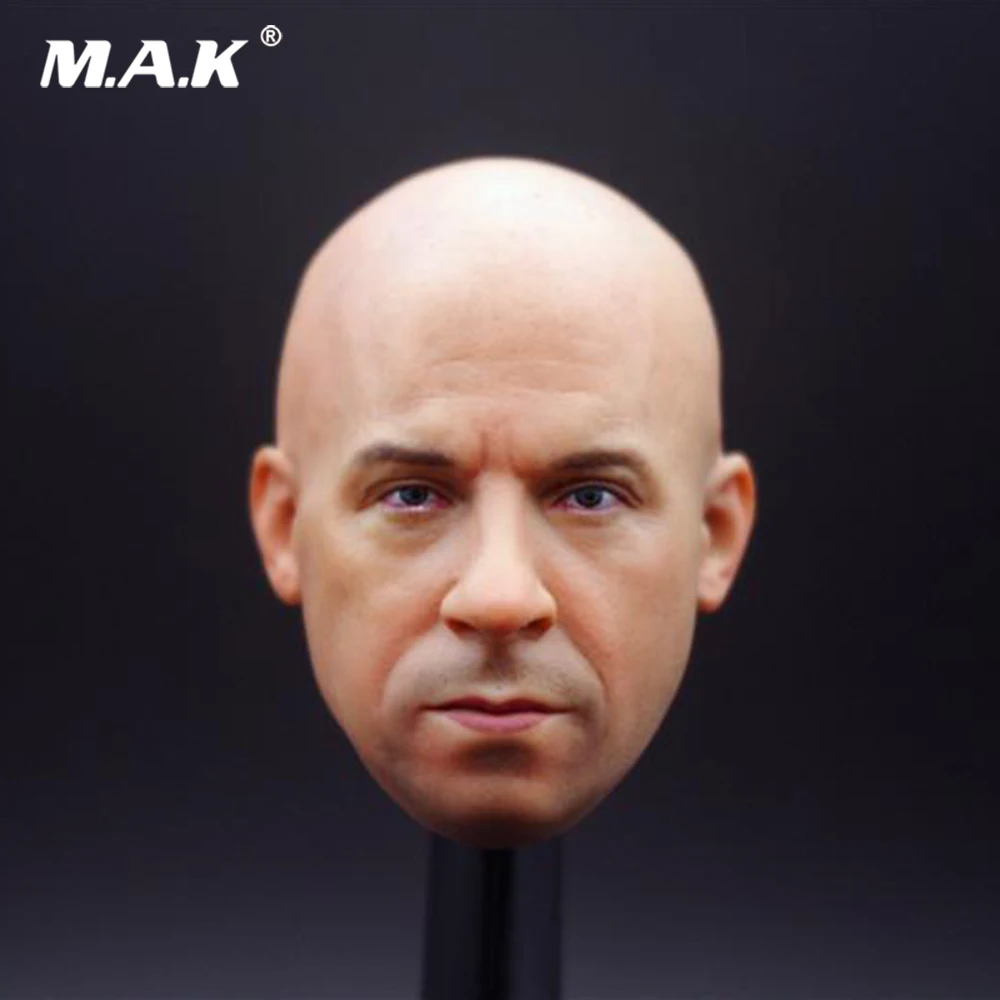 Diesel Head Craved Bald Model | Man Head Sculpt Driver | Male Figure ...