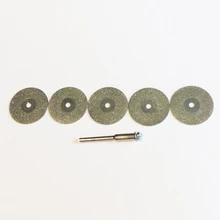 5 шт. 30 мм 1," режущий колесо диск Алмазное покрытие Нефритовый камень инструмент оправка ремонтный набор аксессуаров