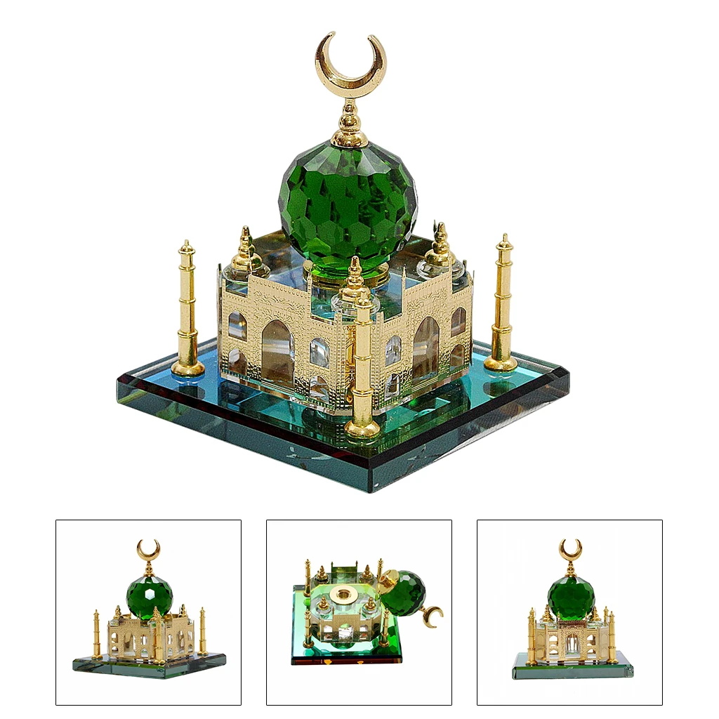 Taj Mahal 3D Engraved Crystal Keepsake Souvenir - Walmart.com