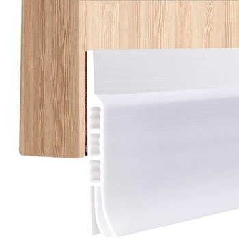 

Door Weather Stripping Under Door Draft Stopper Sound Blocker Insulated Door Weather Stripping (White)