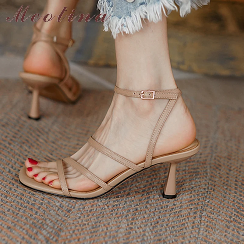 Women Square Ankle Strap Sandals women high heels platform high heels sandals platform sandals ankle buckle sandals For Summer