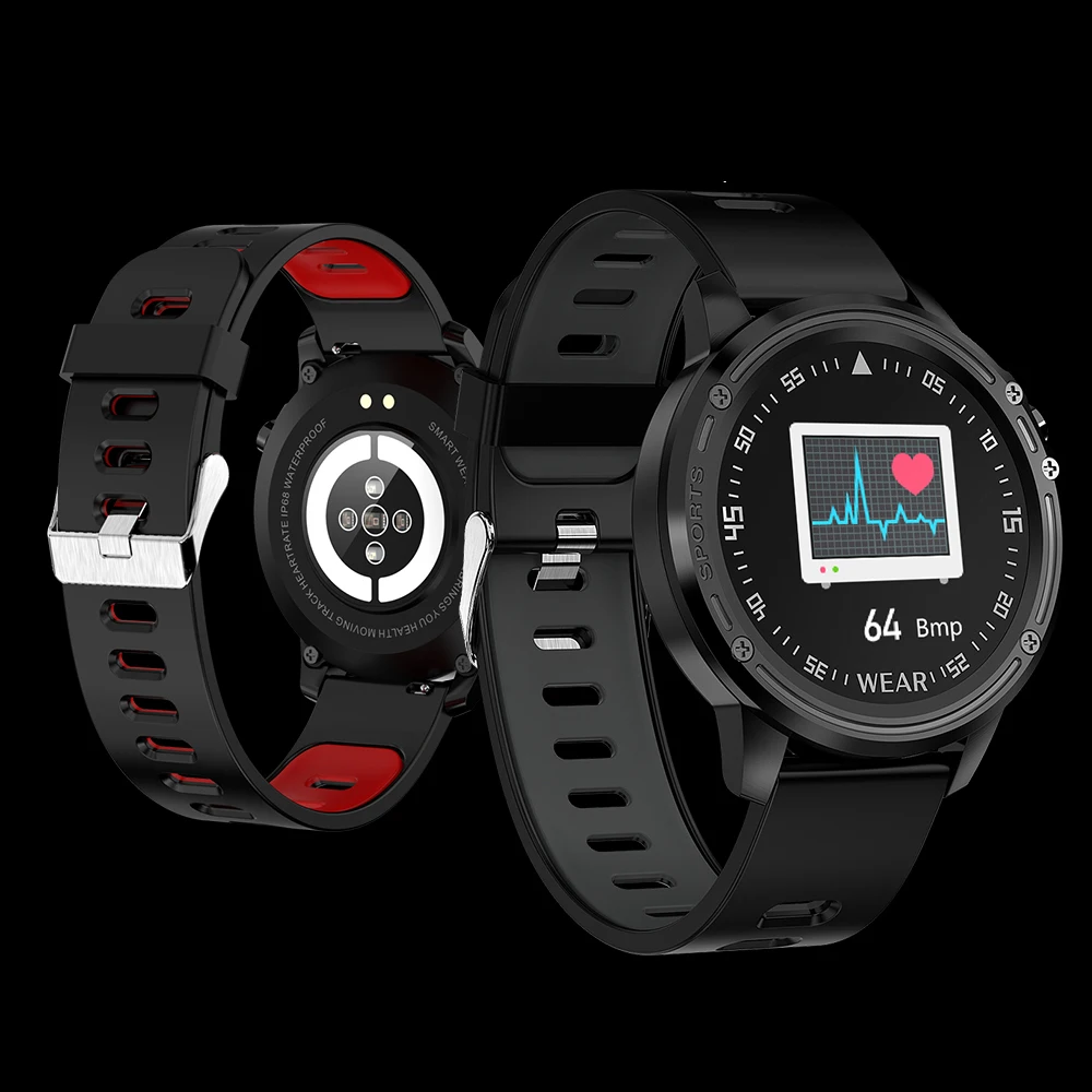 

L8 Smart Watch ECG+PPG Heart Rate O2 Sleep Monitor IP68 Sport Mode bluetooth Music Control Weather Smart Watch Fitness Men Women