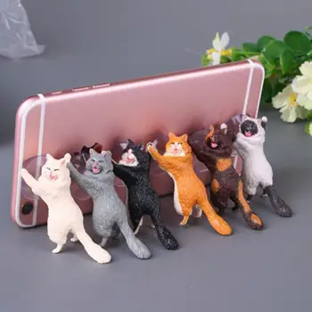 

Cat Phone Holder Tablets Desk Stand Sucker Support Smartphone Holders Party Gifts For Guests Home Decor