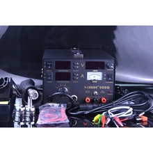 Паяльная станция 3 в 1 Saike 909D 110 В или 220 В Saike 909D паяльная станция и фена 250x185x175 мм