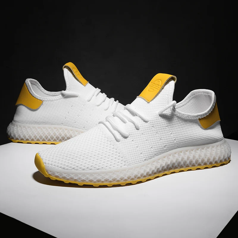 

new hot high quality men casual shoes Breathable Mesh Sneakers Fashion Lace Up running shoes Zapatillas Deportiva
