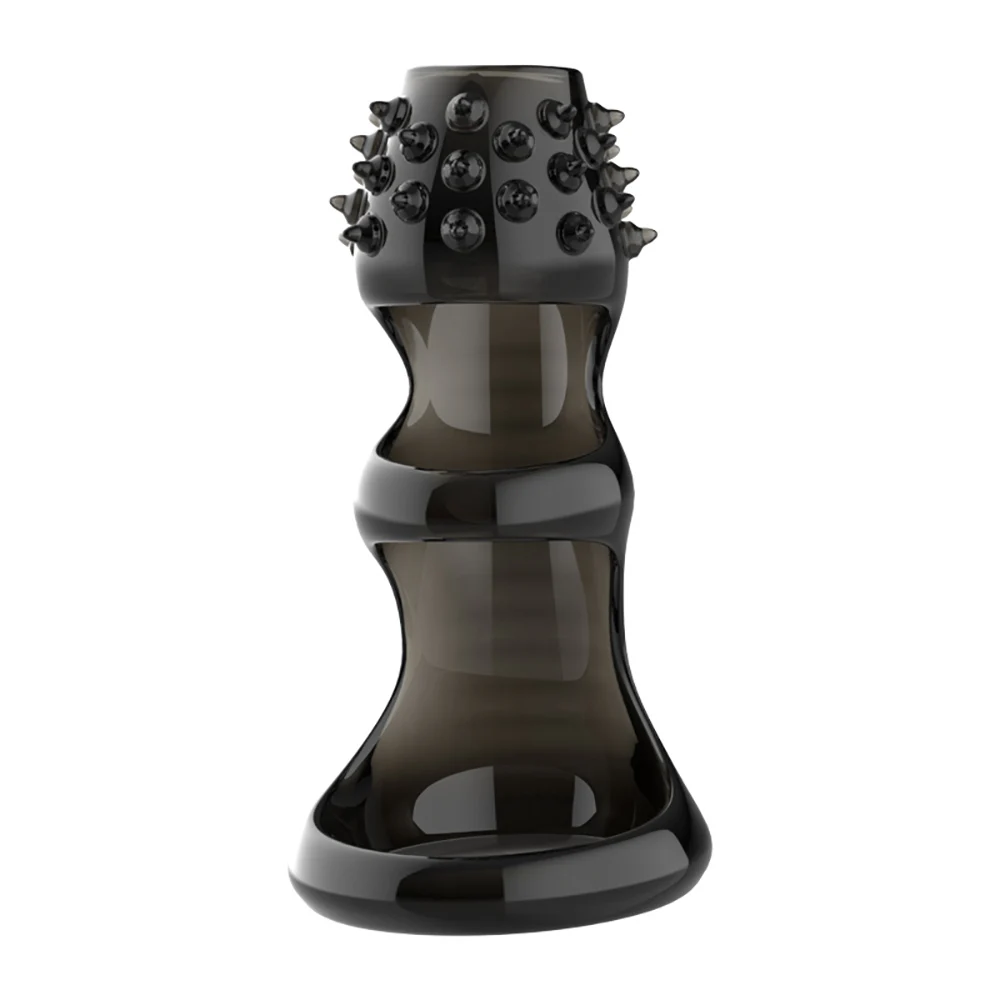 IKOKY meeste aeglustatud ejakulatsiooni masturbeerimine TPE rõngasvarrukaga sekslelud meestele erootiline korduvkasutatav kondoom_voghion.com