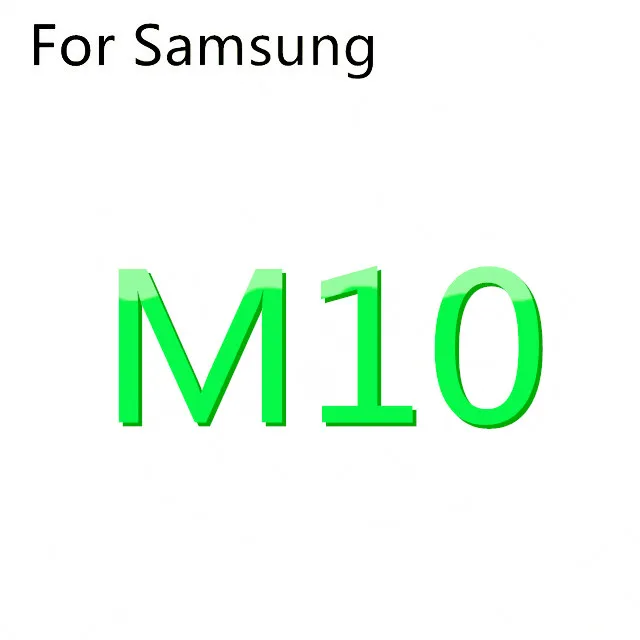 Жидкостный Мягкий силиконовый чехол для телефона для Samsung Galaxy S8 S9 S10 плюс S7 край J4 J6 J8 A6 A7 A8 A9 J3 J5 J7 A3 A5 A7 - Цвет: For M10