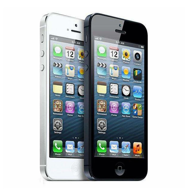 IPhone 5 разблокированный мобильный телефон 16 Гб/32 ГБ/64 Гб ПЗУ IOS 4,0 дюймов 8MP wifi gps заводской смартфон Apple