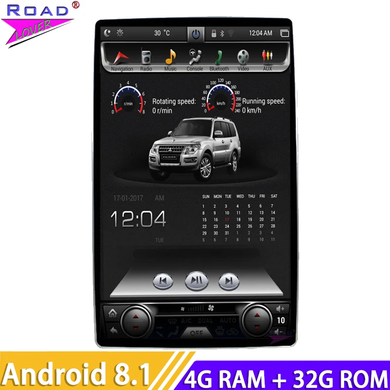 Автомагнитола Tesla style 2 Din с IPS экраном 12 8 дюйма Android 1 GPS навигацией для Honda Ford Hyundai VW