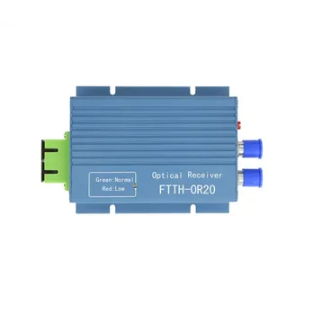 

Fiber Optical Receiver Aluminium CATV FTTH AGC SC APC Duplex Connector with 2 output port WDM for PON FTTH OR20 CATV
