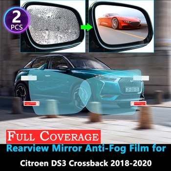 

Full Cover Protective Film for Citroen DS3 Crossback DS 3 Crossback 2018 2019 2020 Car Rearview Mirror Rainproof Anti-Fog film