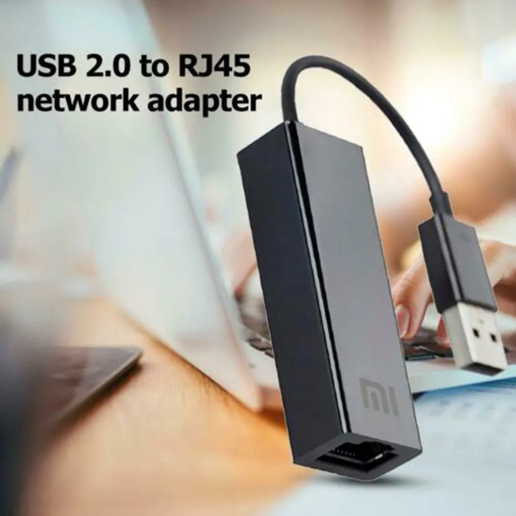 Original Xiaomi USB to Ethernet Card RJ45 Adapter Cable External 10 100Mbps for mi BOX S 4