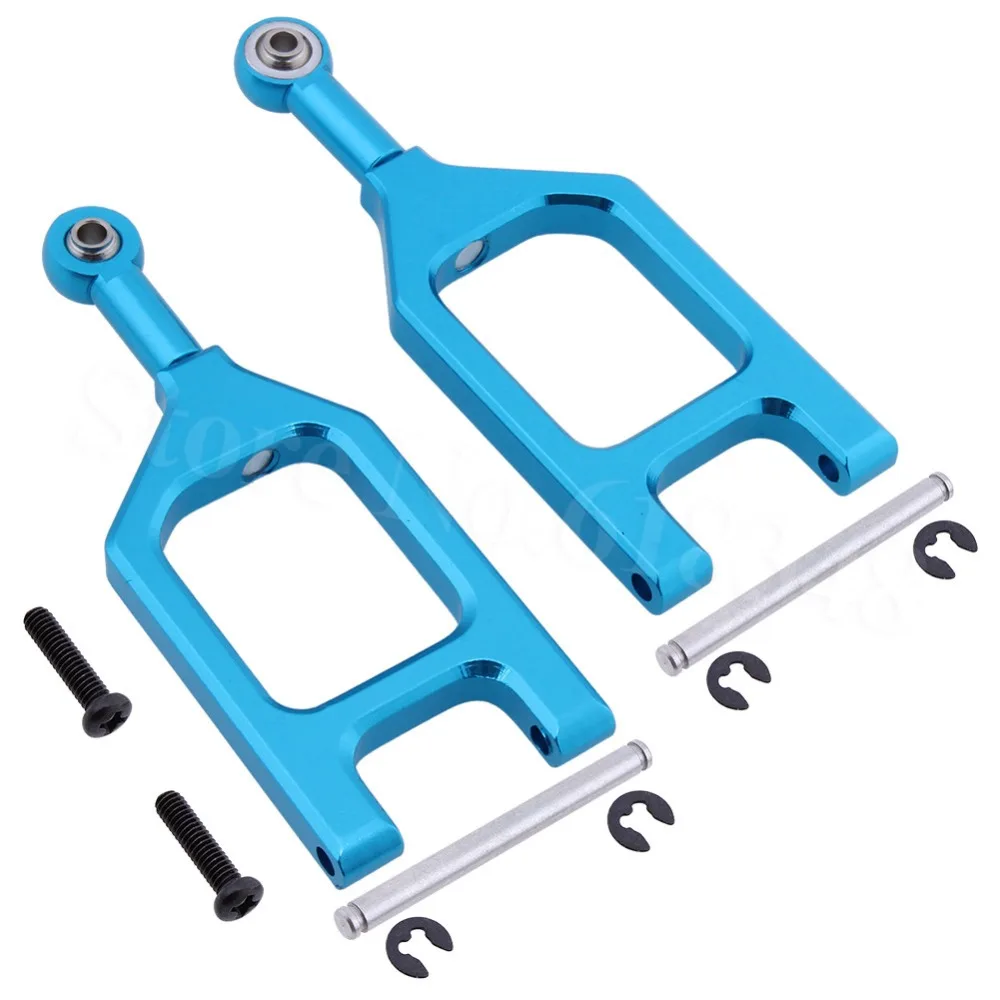 Алюминиевая передняя Верхняя Подвеска 2P L/R фотодеталь для WLtoys L959 L969 L979 K959 1/12th