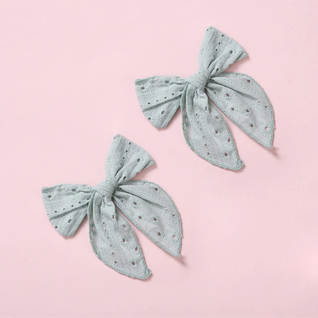 2Pcs Hair Pins For Baby Girls Hair Clips Bows Barrette Princess Clip Children Kinder Haar Accessoires Jacquard Hairpin Hairgrip 9