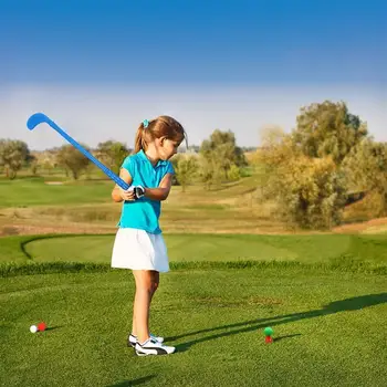 

Kids Golf Set Golf Club Set Plastic Mini Putter Club Caddy Balls Indoor Outdoor Summer Fun Play Sports Early Educational Toys