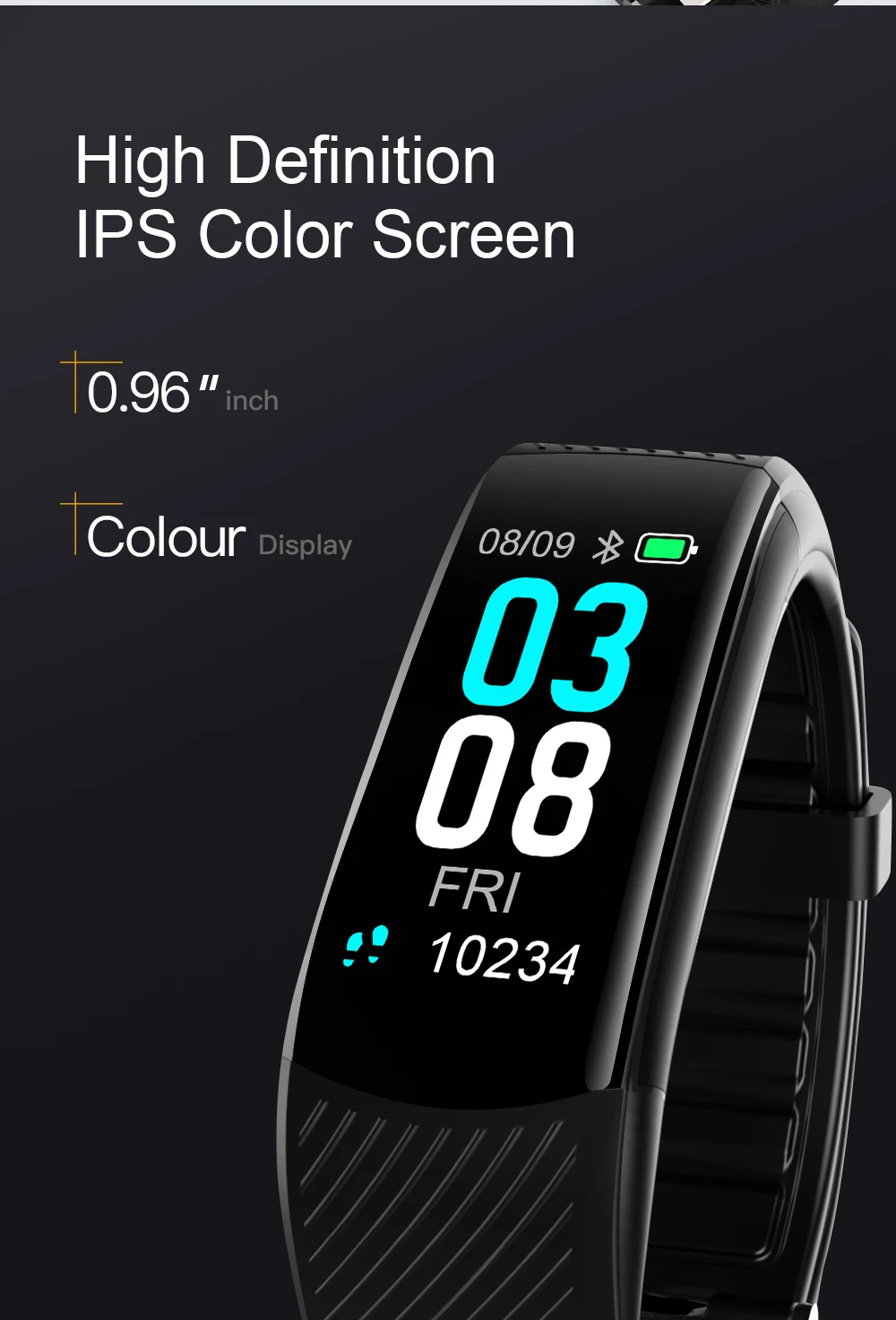 NEW Smart Bracelet Color Screen Heart Rate Step Counter Smart Watch Heart Rate Detection Blood Pressure Monitoring For Men Women