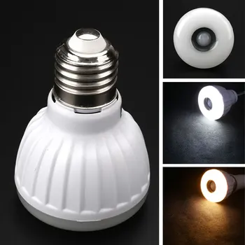 

5W E27 White 25-LED Lamp PIR Motion Sensor Detection Corridor Stair Light Bulb