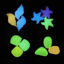 Большой размер искусственный светящийся камешек аквариум ландшафтное садоводство растение ландшафтное кобле по номеру