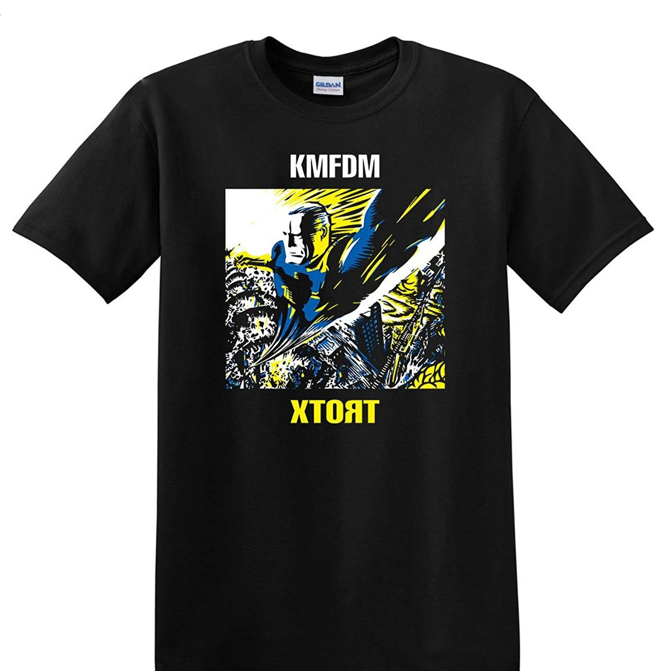 Новая модная мужская футболка Kmfdm xturbo 1996 промышленная музыка промышленный рок