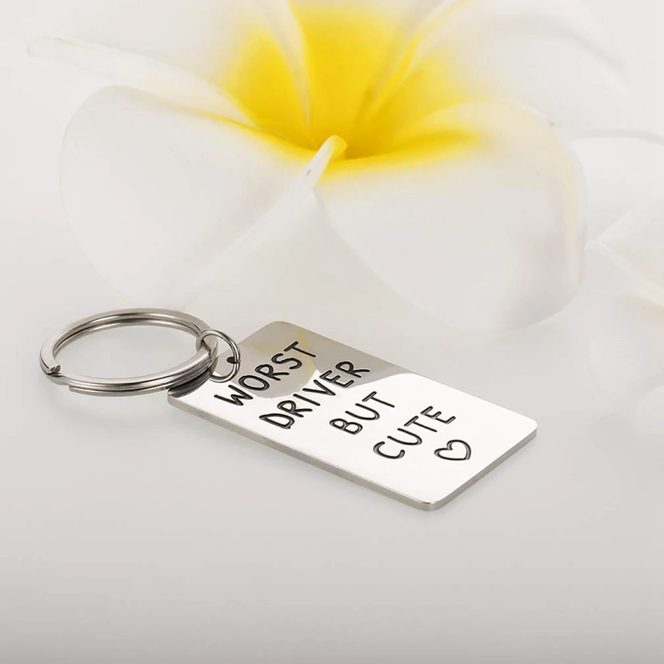 worst driver but cute keychain