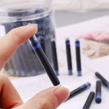 

100PCS Jinhao Universal Erasable 2.6/3.4mm Blue and Black Fountain Pen Ink Cartridge Refills Fountain Pen Ink Cartridge Refills