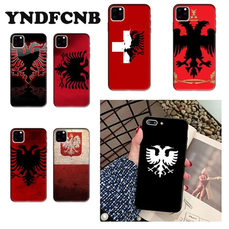 YNDFCNB мягкий резиновый чехол для телефона с российским флагом iPhone 8 7 6 6S Plus X XS MAX 5 5S SE