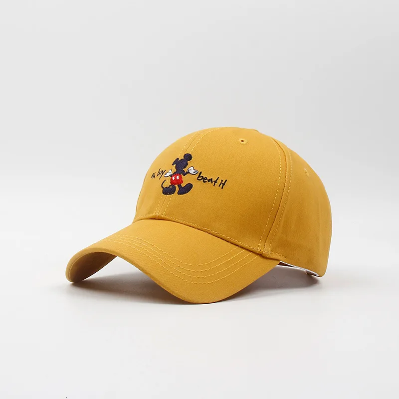 Baseball Cap Cartoon Hat Black White Hip Hop Caps Baseball Cap Outdoor Sunscreen Hats
