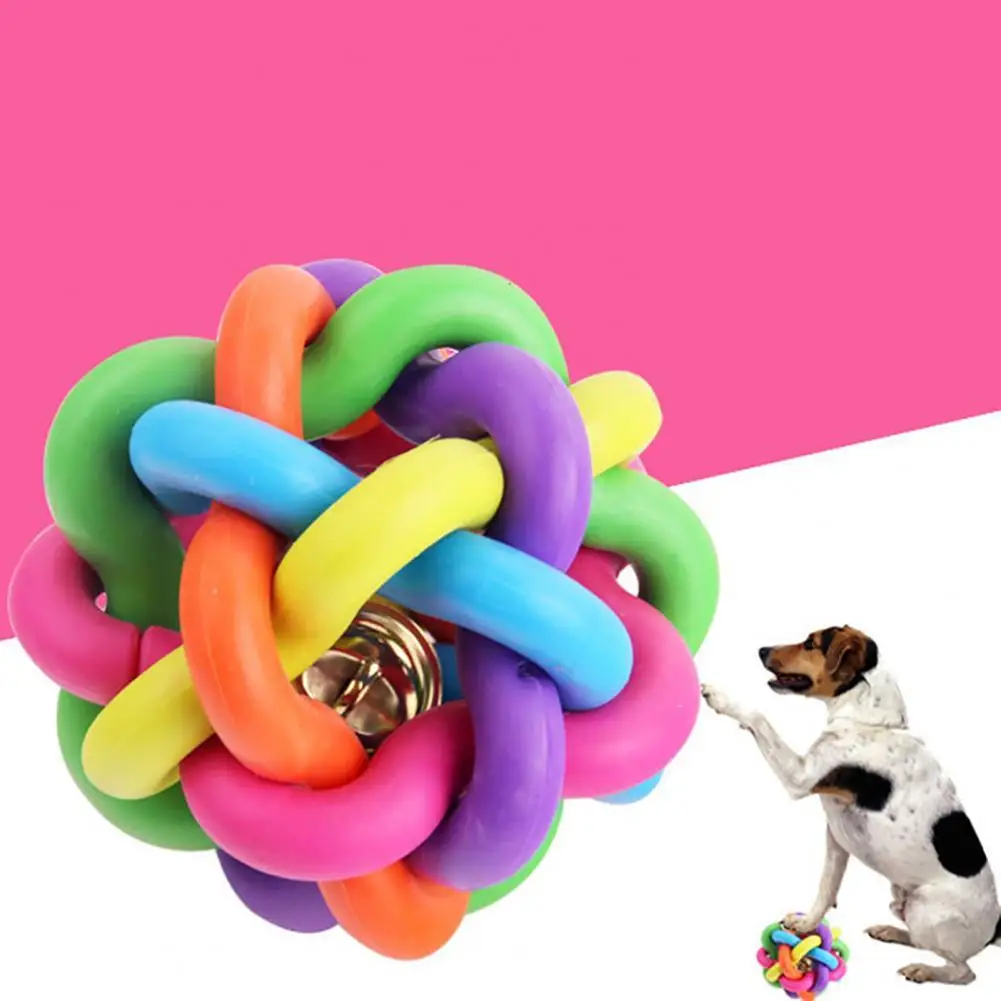 Dog Toy Ball Bell Inside Dog Toys Ball Issuing Sounds Dog Toy Ball