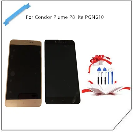 Оригинальный Для Condor Plume P8 lite PGN610 ЖК дисплей с сенсорным экраном для телефона