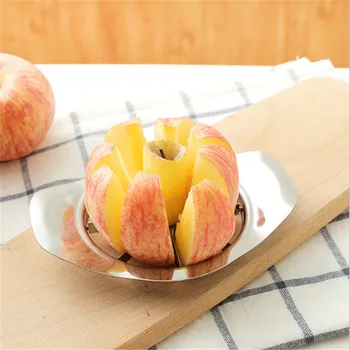

Stainless Steel Apple Cutter Slicer Kitchen Accessories Apple Easy Cut Fruit Tool Potato Fries Slicer Cutter Kitchen Gadgets-S