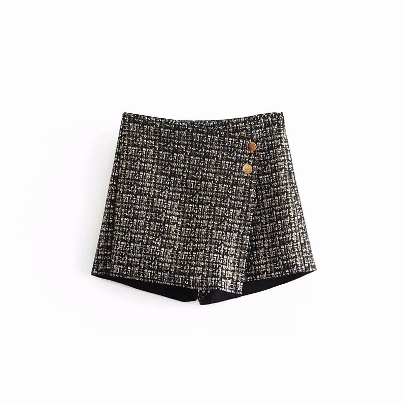 

Spring New Style Europe And America WOMEN'S Dress-Style Suede Textured Effect Pattern A- line Skirt Short Skirts S5299