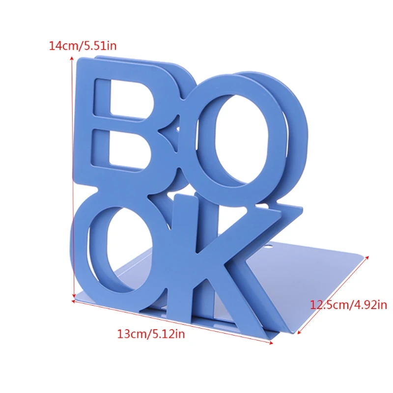Алфавит формы металлические железные книгодержатели поддержка держатель настольные подставки для книг LX9A
