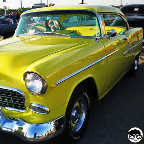 Hot Wheels '55 Chevy Splater краска Серия#410 1996 длинная карта
