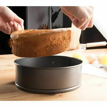 

100 Non-Stick Round Parchment Paper Liners For Cake Baking W/ Easy Lift Tabs Pre Cut Parchment Paper Rounds Tabs