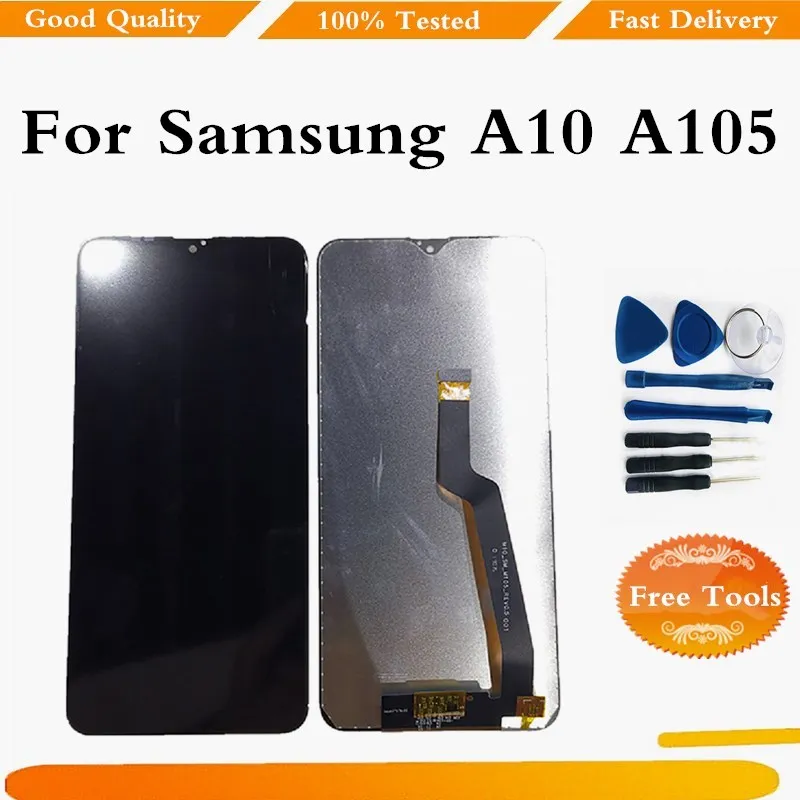 

LCD For Samsung A10 A105 A105F LCD Display Touch Screen DigitizerÂ Assembly For Samsung A10 Display ScreenÂ With Tools