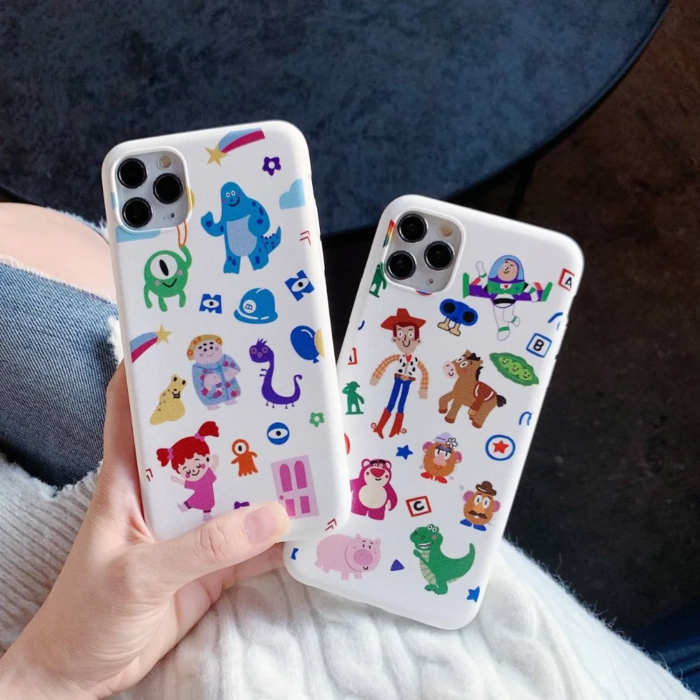 Милый мультяшный чехол для телефона Buzz Lightyear woody для iphone 11 Pro X XR XS MAX Забавный Шелковый мягкий чехол из ТПУ для iphone 7 8 Plus чехол