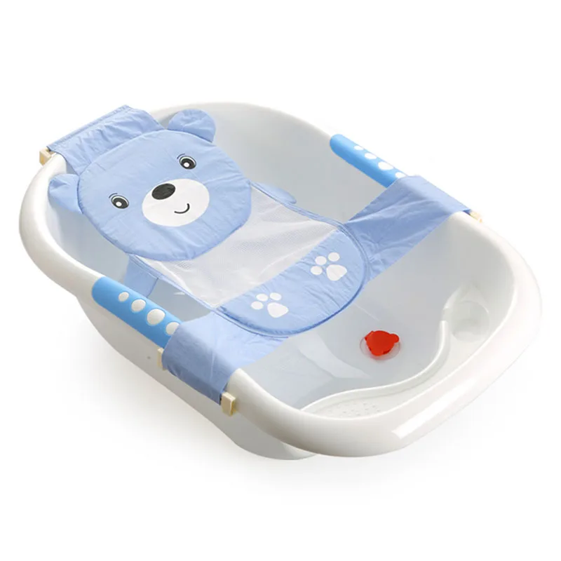 

Baby Bath Net Sling for Tub Bathtub Newborn Toddler Bathing Shower Mesh Seat Support High Quality