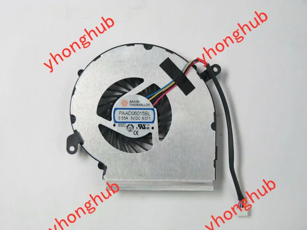 AAVID PAAD06015SL N371 GE72 сервер Cpu охлаждающий вентилятор DC5V 0.55A 3