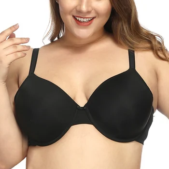

Female Plus Size Full Cup Smooth Bra Thin Section Female Seamless One-Piece Underwear