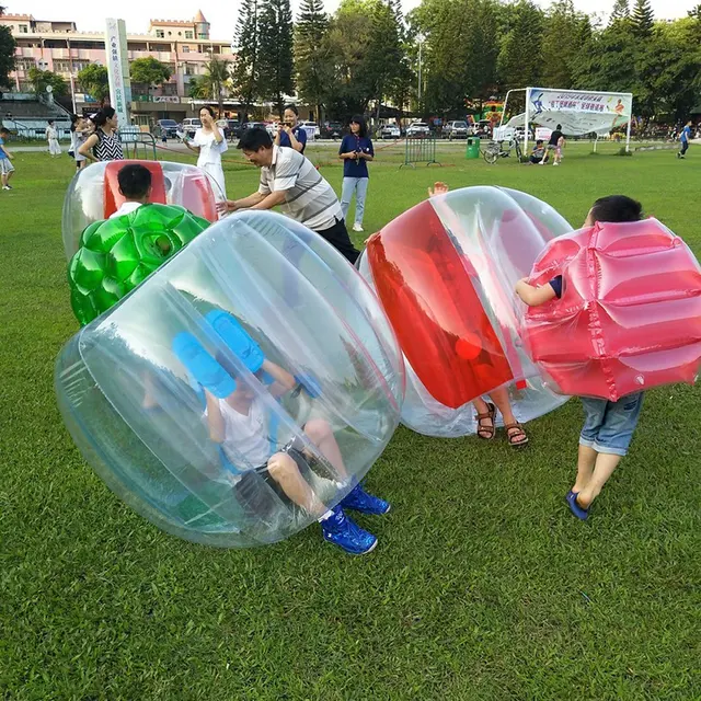 90cm Outdoor Activity Inflatable Bubble Buffer Balls Safety and Drop Resistance Collision Bumper Ball Funny Body Punching Ball 1