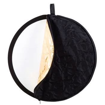 

BEIYANG 60cm 5 in 1 Portable Collapsible Light Round Photography Reflector Multi Handheld Photograph Studio Light Reflector