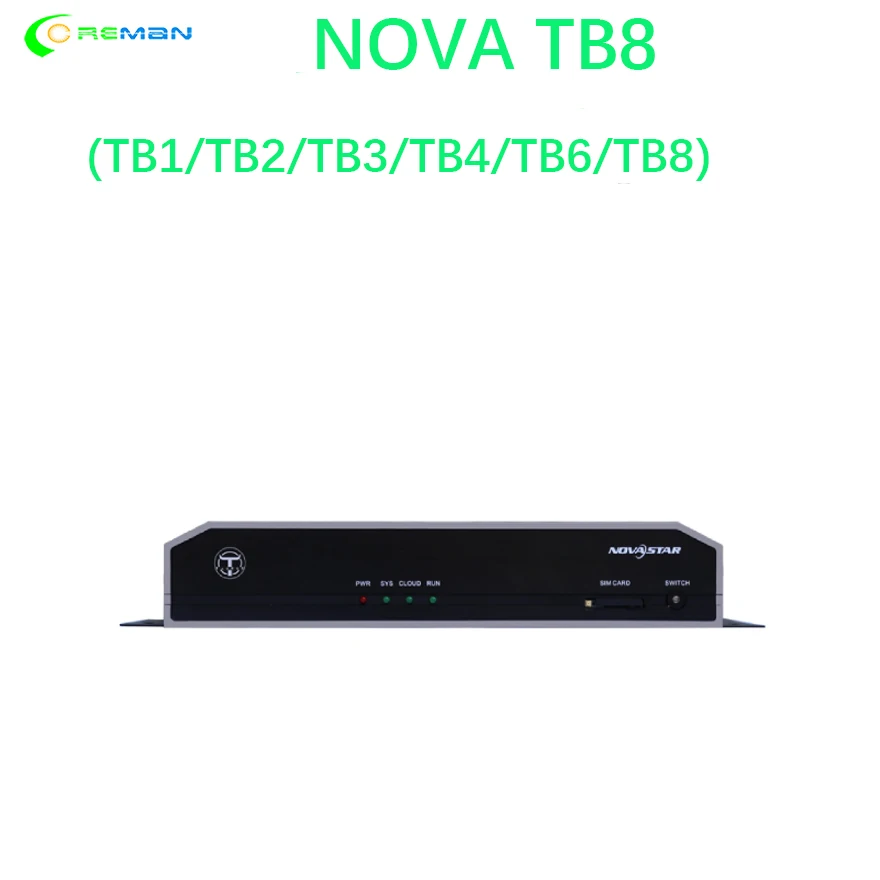 Novastar Таурус серии мультимедийный плеер TB1/TB2/TB3/TB6/TB8 Поддержка двойной WiFi режим 4G 3g беспроводной контроллер NOVASTAR