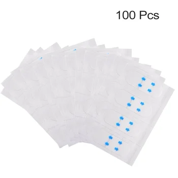 

100 Pcs/Set V-Shape Face Lift Up Fast Chin Adhesive Tape Invisible Thin Face Stickers Face Facial Line Wrinkle Sagging Skin