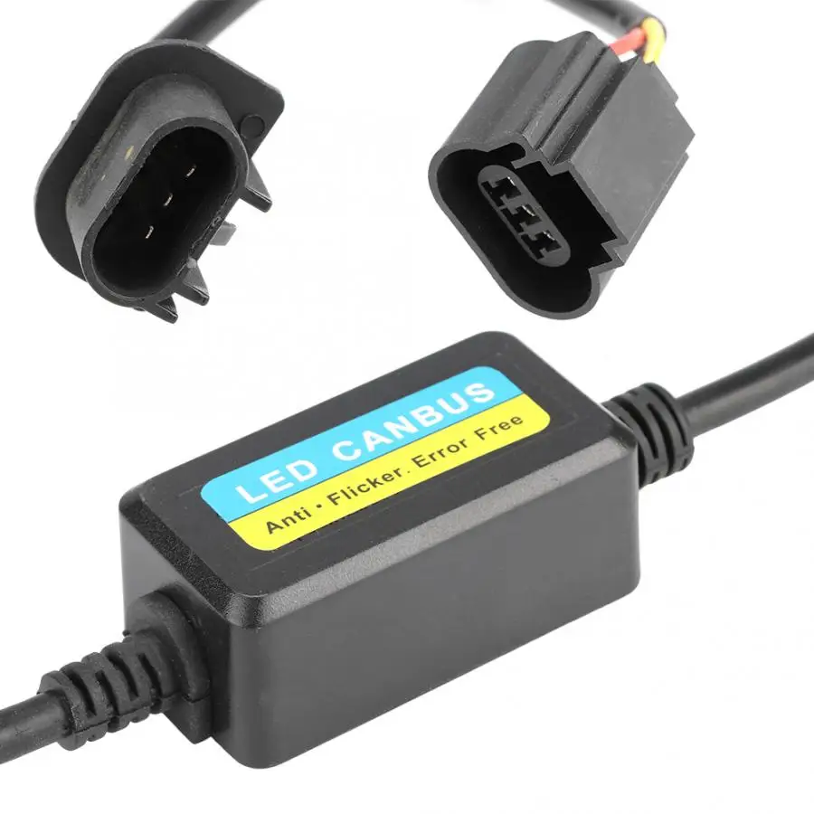 2 шт H13/9008 светодиодный декодер анти-мерцание флэш Ошибка Отмена DC12V-14V декодер фары