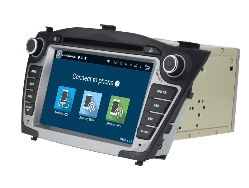 Sale IPS Car Multimedia Player Car Radio GPS Two Din Android 9.0 For Hyundai/IX35/TUCSON 2009-2015 OBD2 Bluetooth DSP 1080P Wifi 18