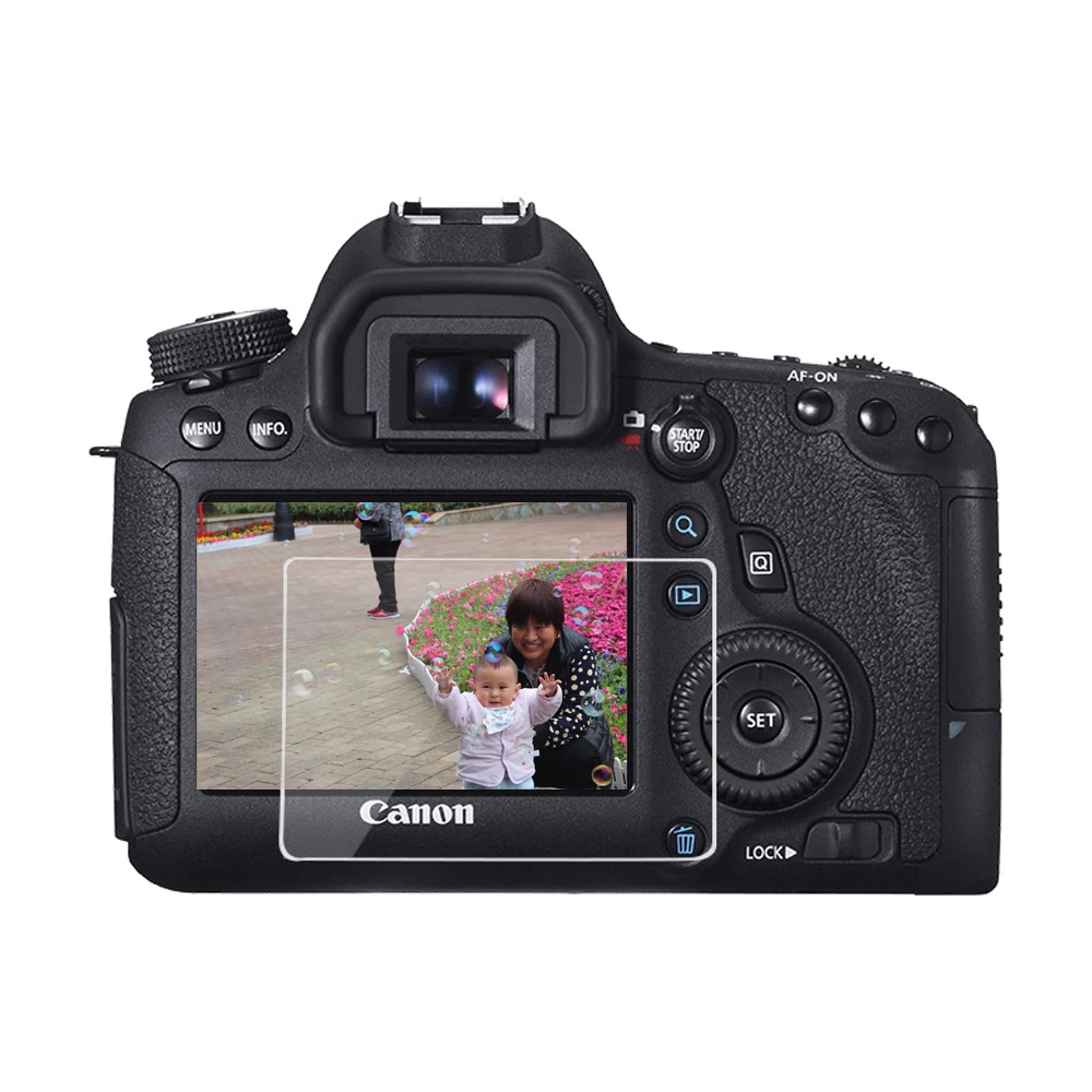 Защитное стекло 3/4 HD для камеры Canon EOS 5D 6D 7D MarK II/III/IV 5D2 6D2 7D2 5DS/Защитная пленка